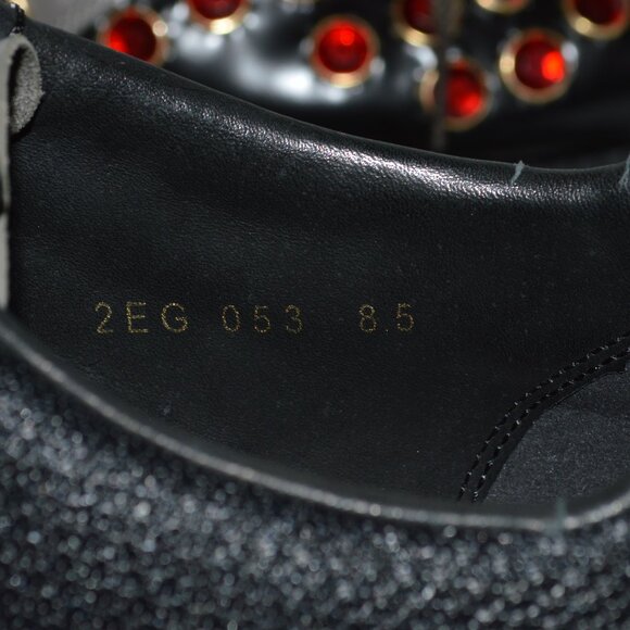 Prada Studded Spazz Lux Runway Oxfords Shoes SZ US 9.5, UK8.5 NWB main image 4